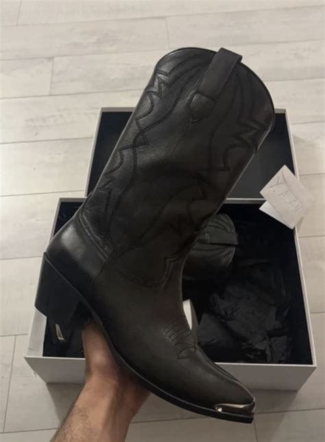 celine vintage boots|Celine western boots.